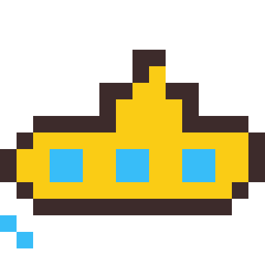 Submarine pixel art, 16×16 color by number